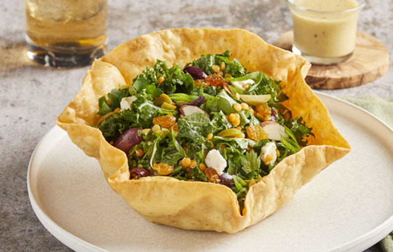 Feeling-Better Lentil Salad Tortilla Bowl