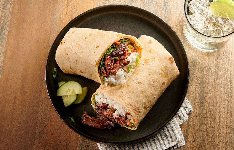Chili-Lime Glazed Short Rib Wrap
